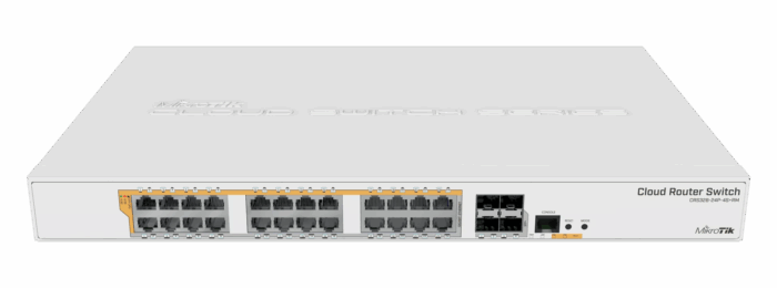 Сеть компьютерного клуба 4 Для подключения видеонаблюдения и другого PoE оборудования лучше ставить отдельный PoE коммутатор CRS328-24P-4S+RM