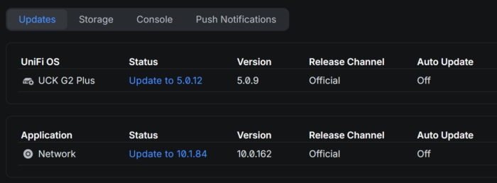 Обновление CloudKey 5.0.12