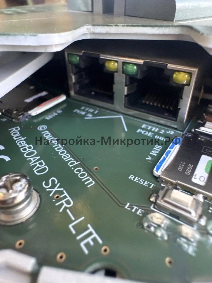 Так выглядит 2 SIM Slot на всех SXT LTE